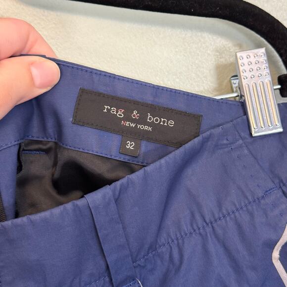 Rag & Bone Shift Cotton Trouser Pants Mens 32 Blue Straight Workwear Utility NWT - Picture 5 of 11